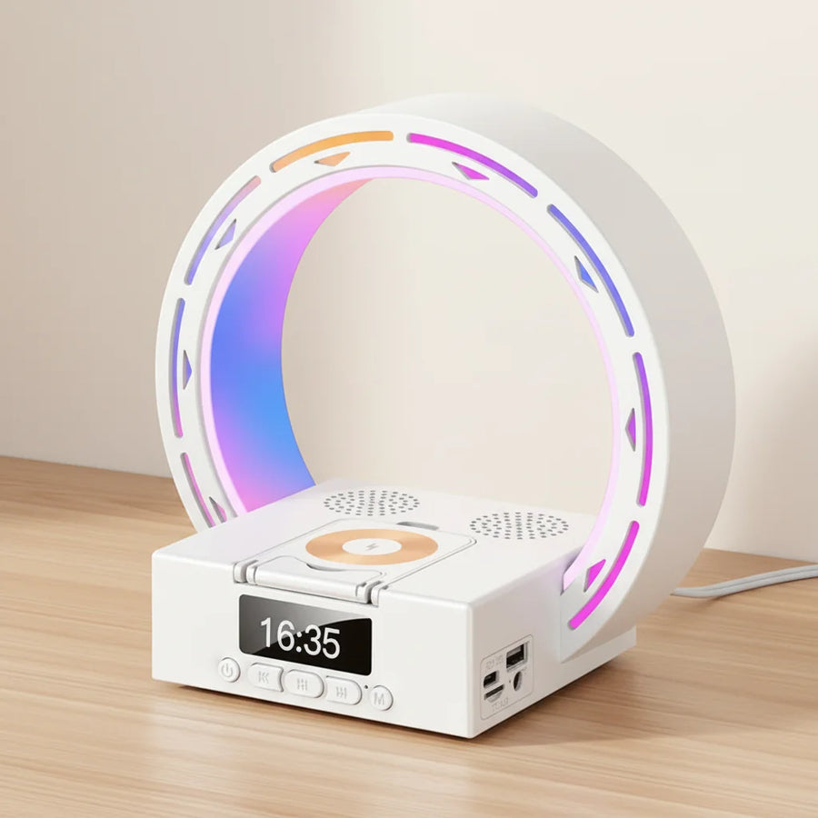 Radio réveil Bluetooth veilleuse