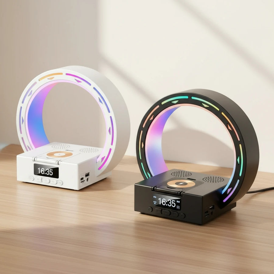 Radio réveil Bluetooth veilleuse