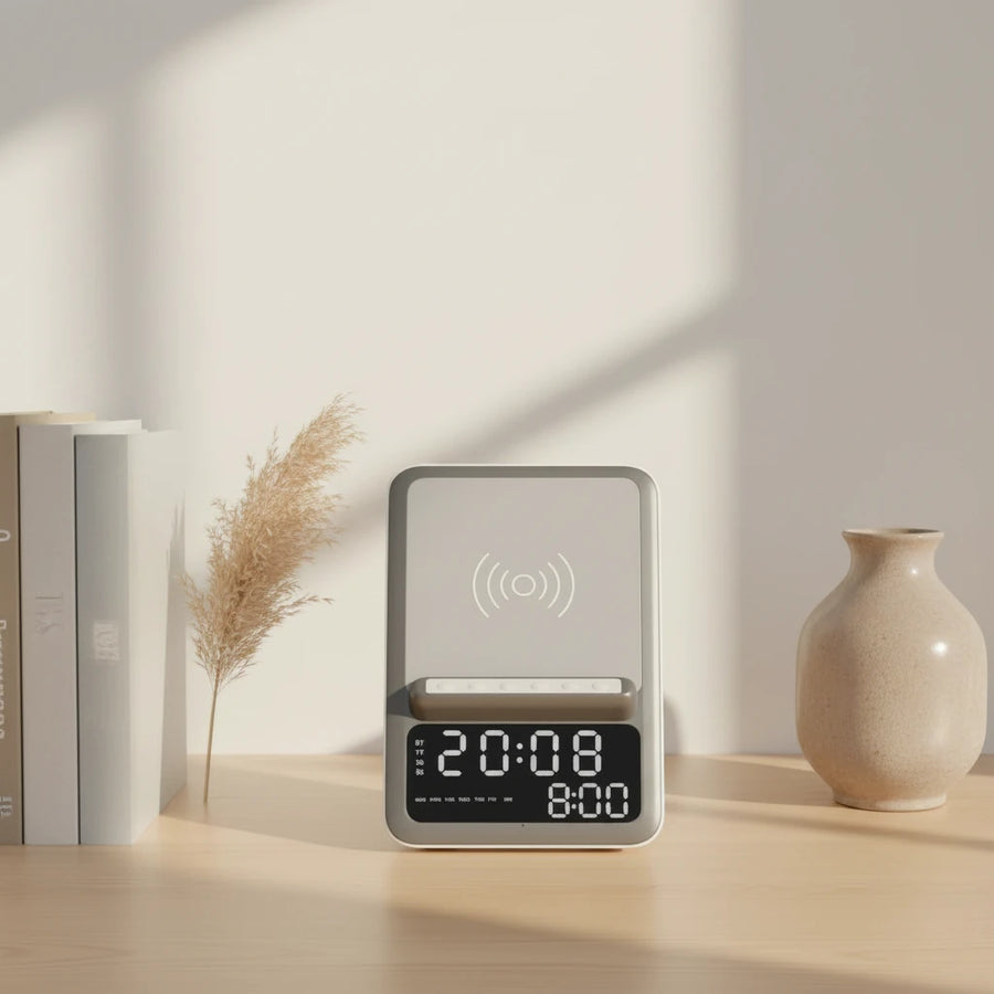 Radio réveil charge induction