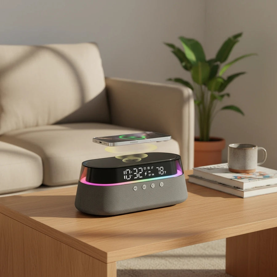 Radio réveil avec chargeur téléphone