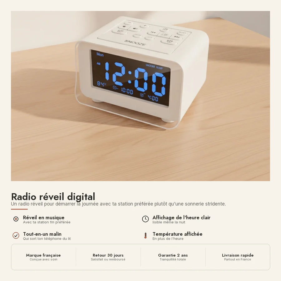 Radio réveil digital