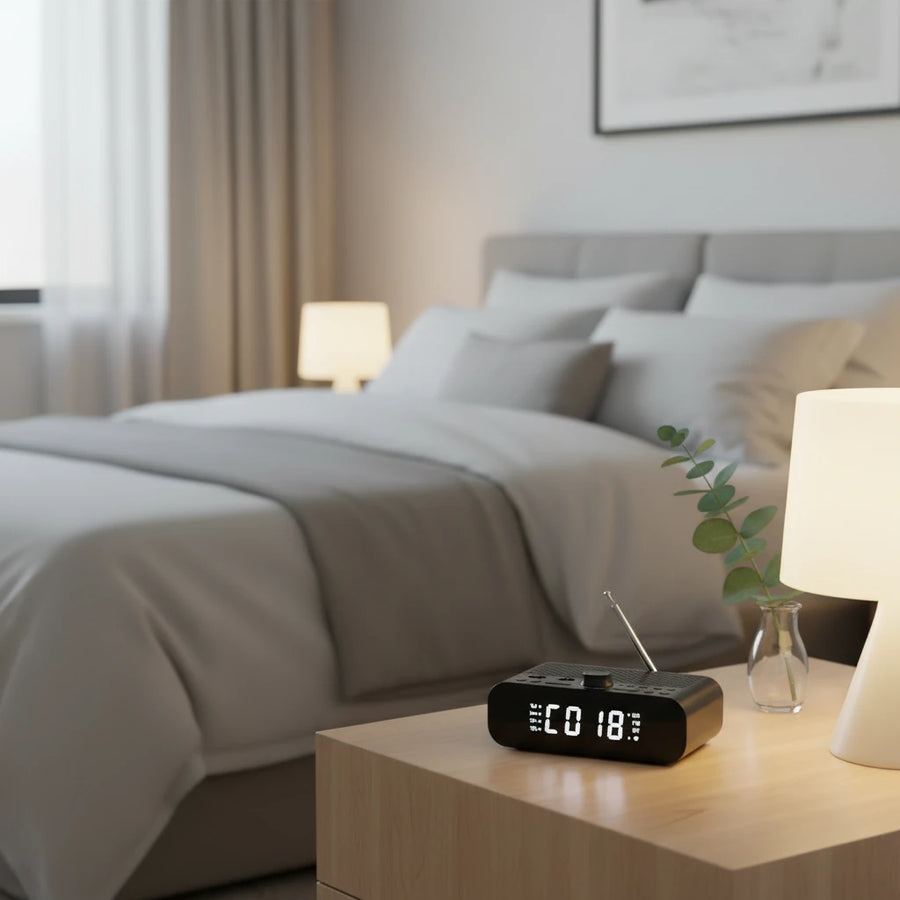 Radio réveil FM pour senior