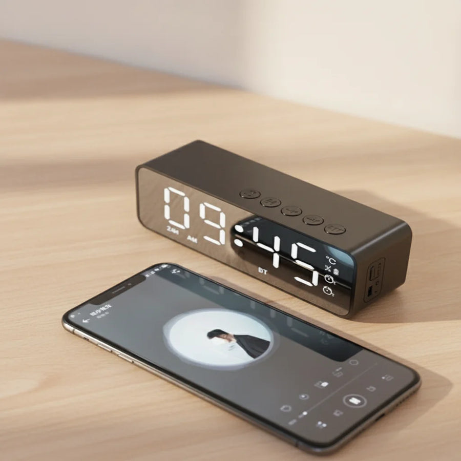 Radio réveil rechargeable USB