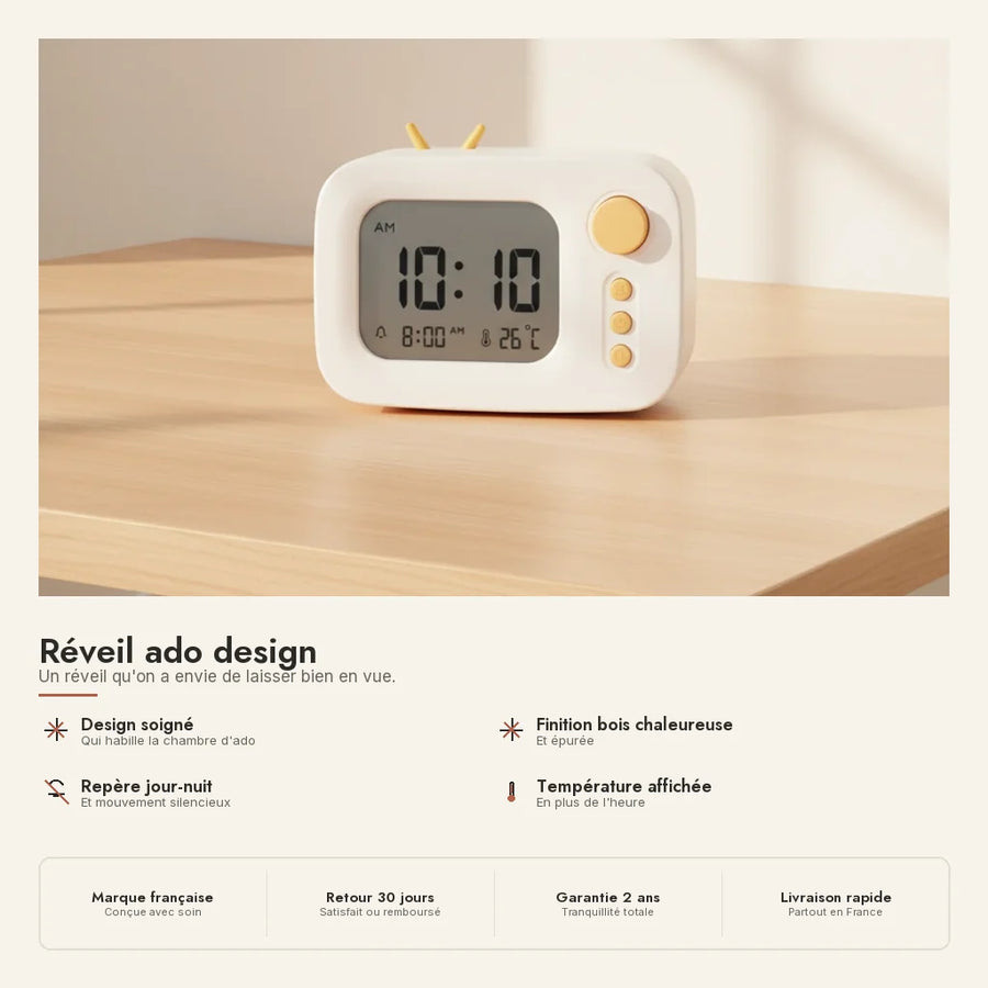 Réveil ado design