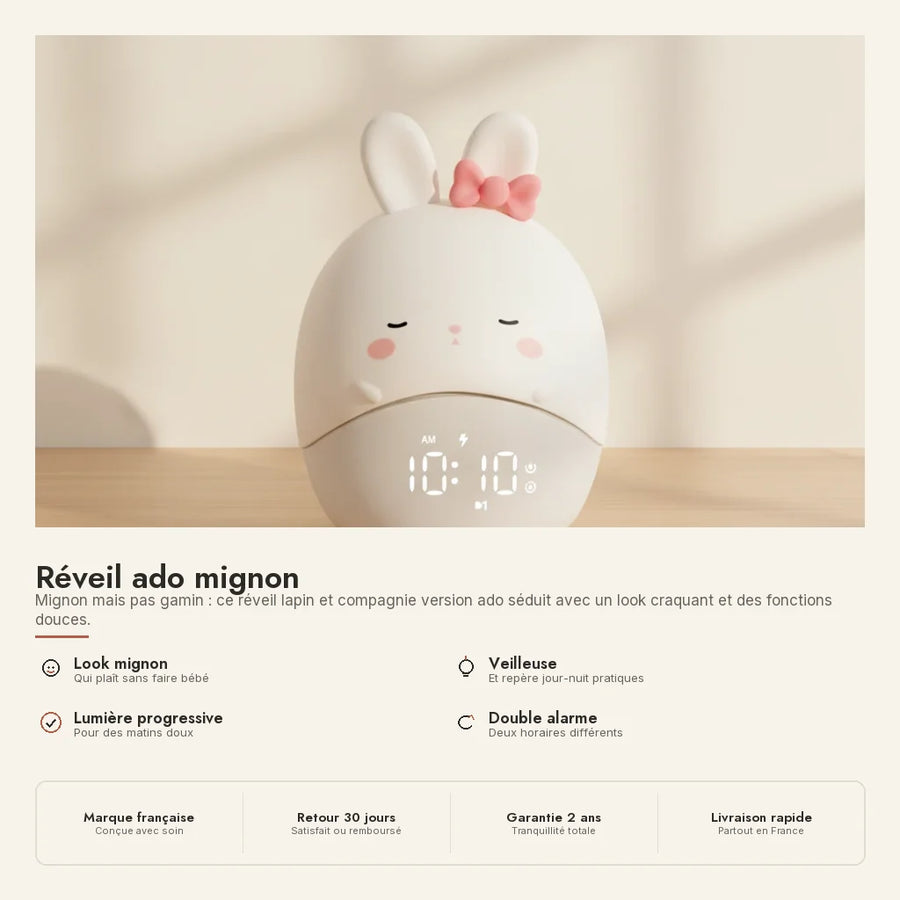 Réveil ado mignon