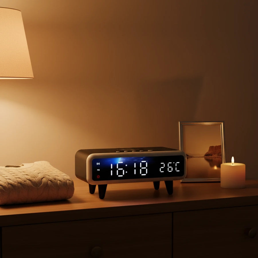 Réveil chargeur induction