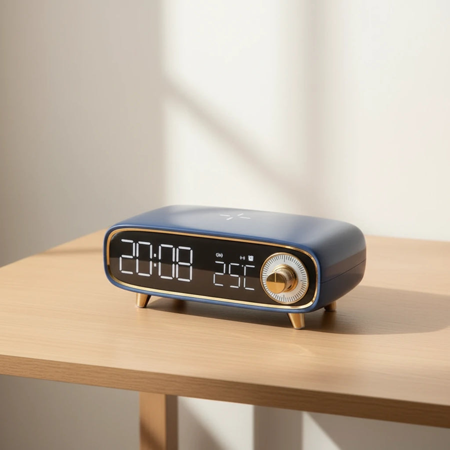 Réveil chargeur induction Bluetooth
