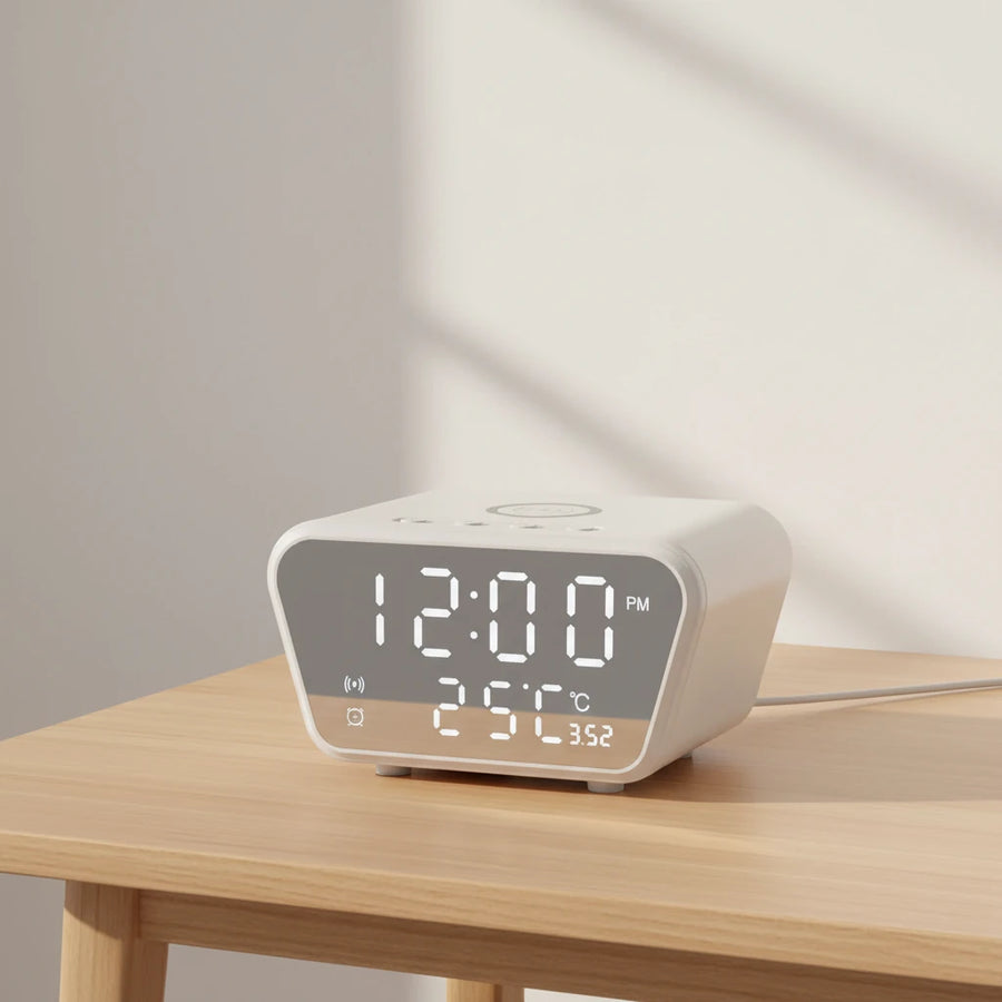 Réveil connecté chargeur induction