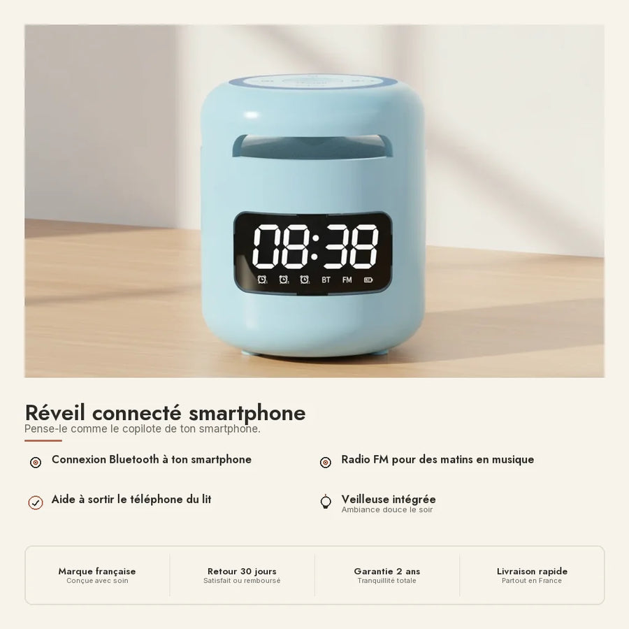 Réveil connecté smartphone