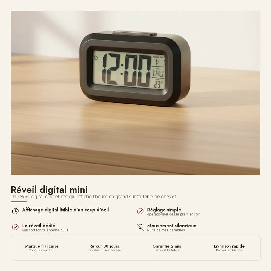 Réveil digital mini