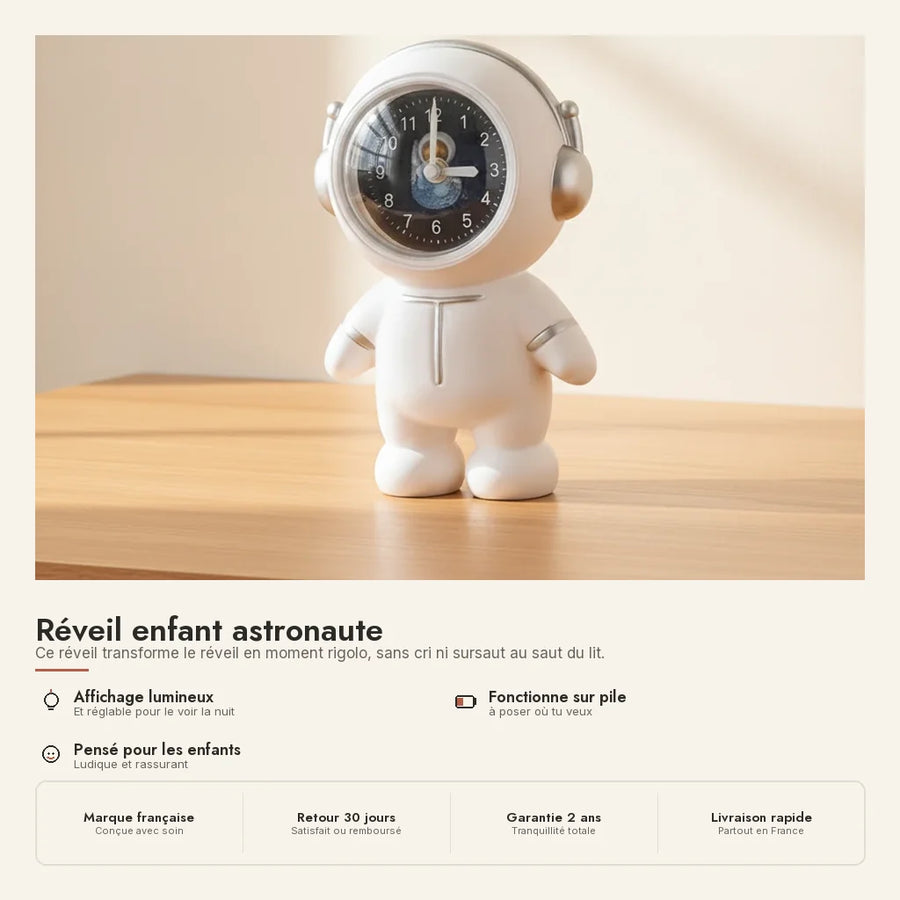Réveil enfant astronaute