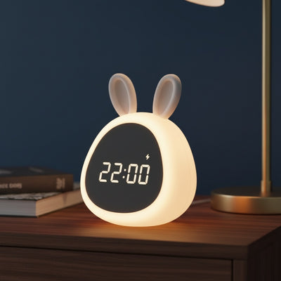 Réveil enfant éducatif veilleuse lapin