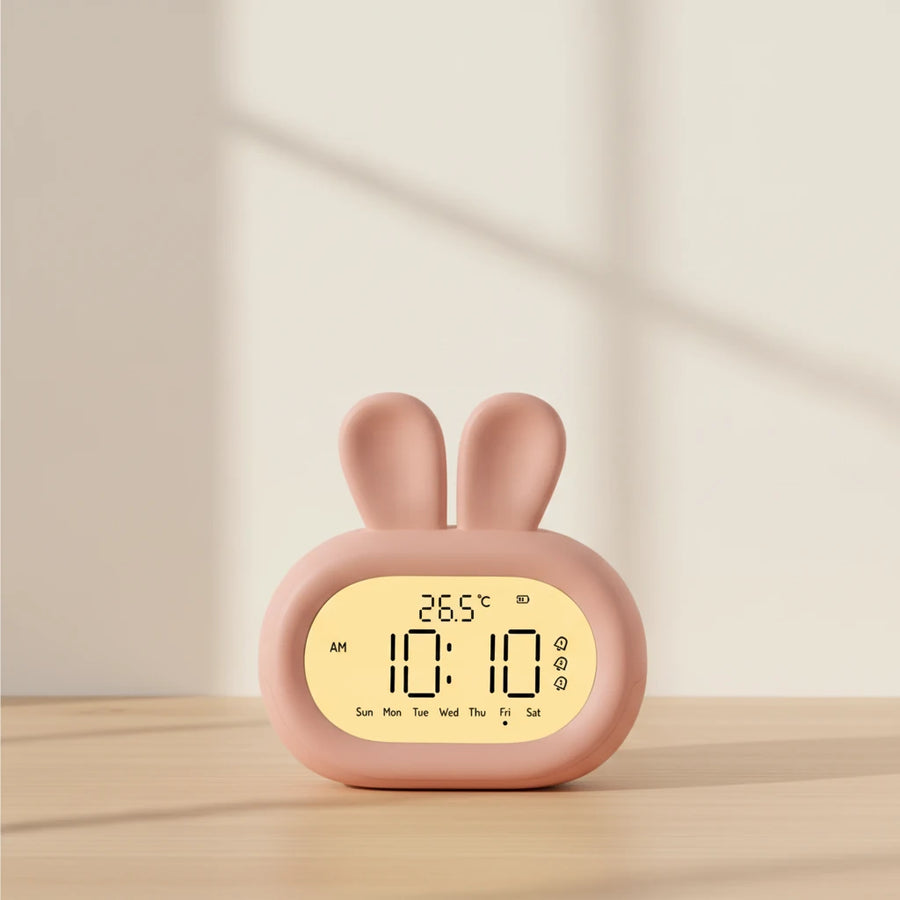 Réveil enfant lapin veilleuse de nuit