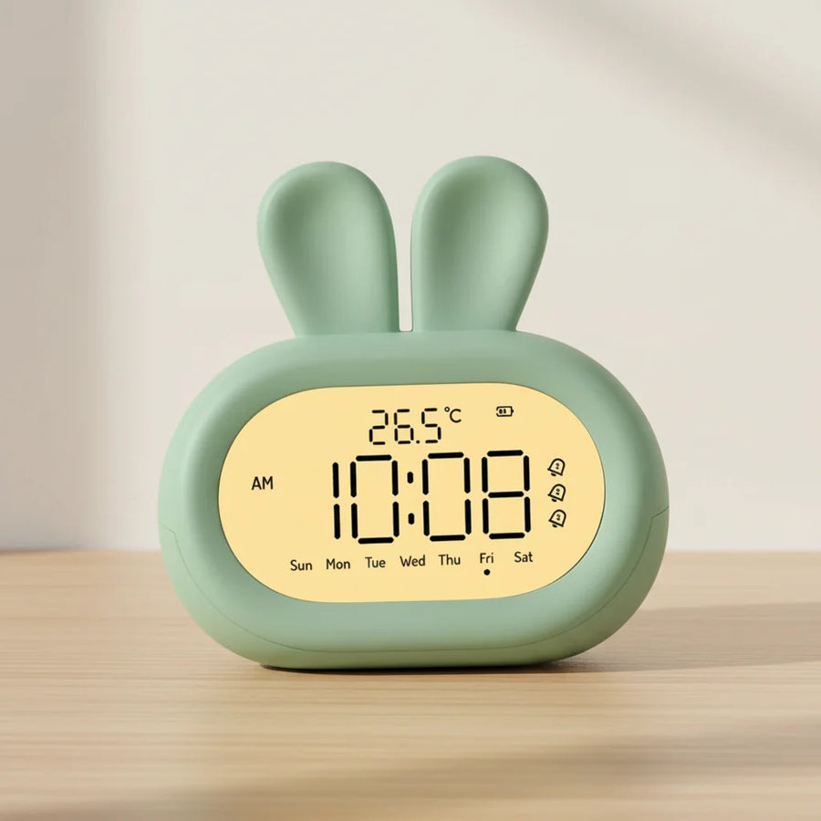 Réveil enfant lapin veilleuse de nuit