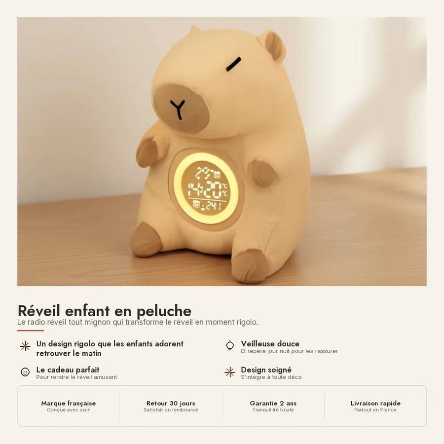 Réveil enfant en peluche