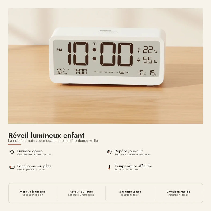 Réveil lumineux enfant