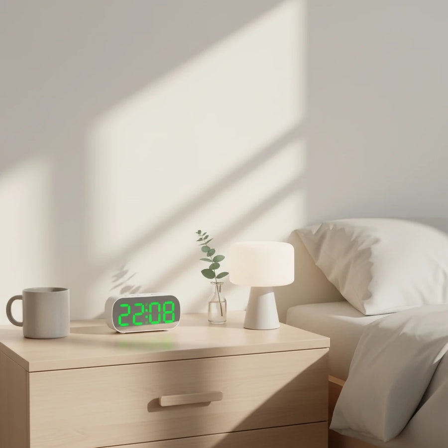 Réveil lumineux à gros chiffres