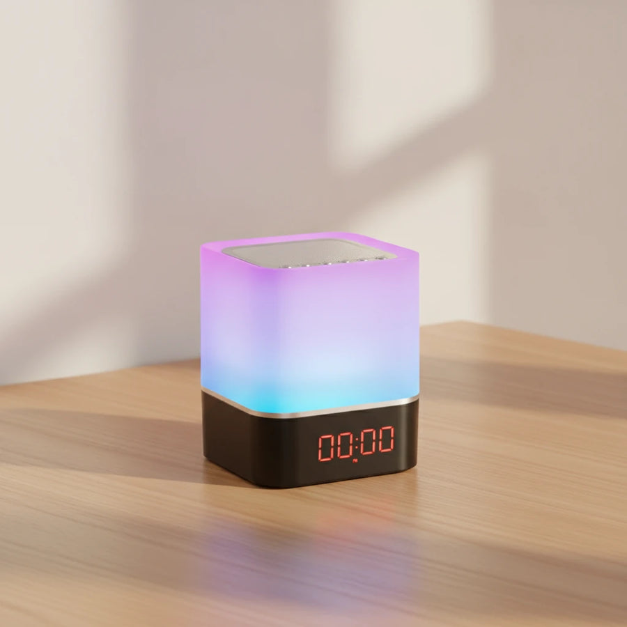 Réveil veilleuse multicolore
