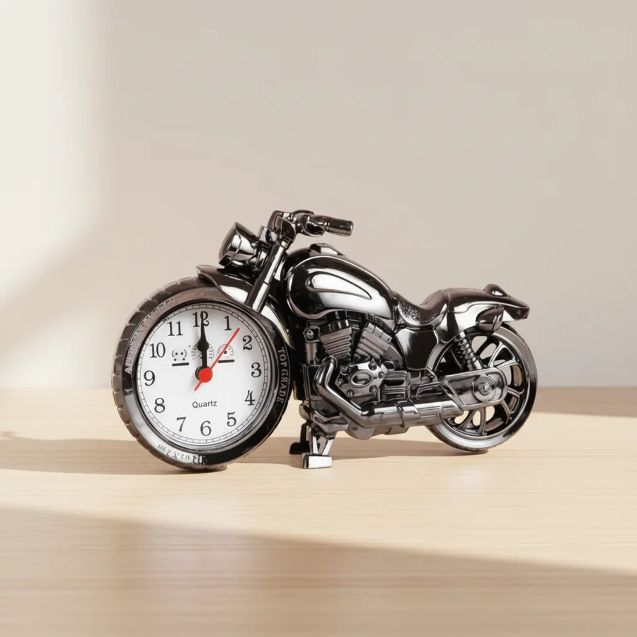 Réveil vintage moto rétro déco