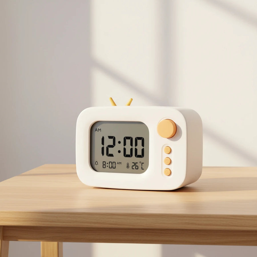 Réveil vintage forme TV