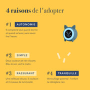 Quatre raisons d'adopter le réveil enfant jour et nuit