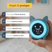 Les quatre étapes d'utilisation du réveil éducatif