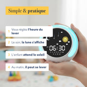 Les quatre étapes d'utilisation du réveil éducatif