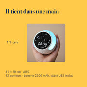 Dimensions du réveil, 11 cm