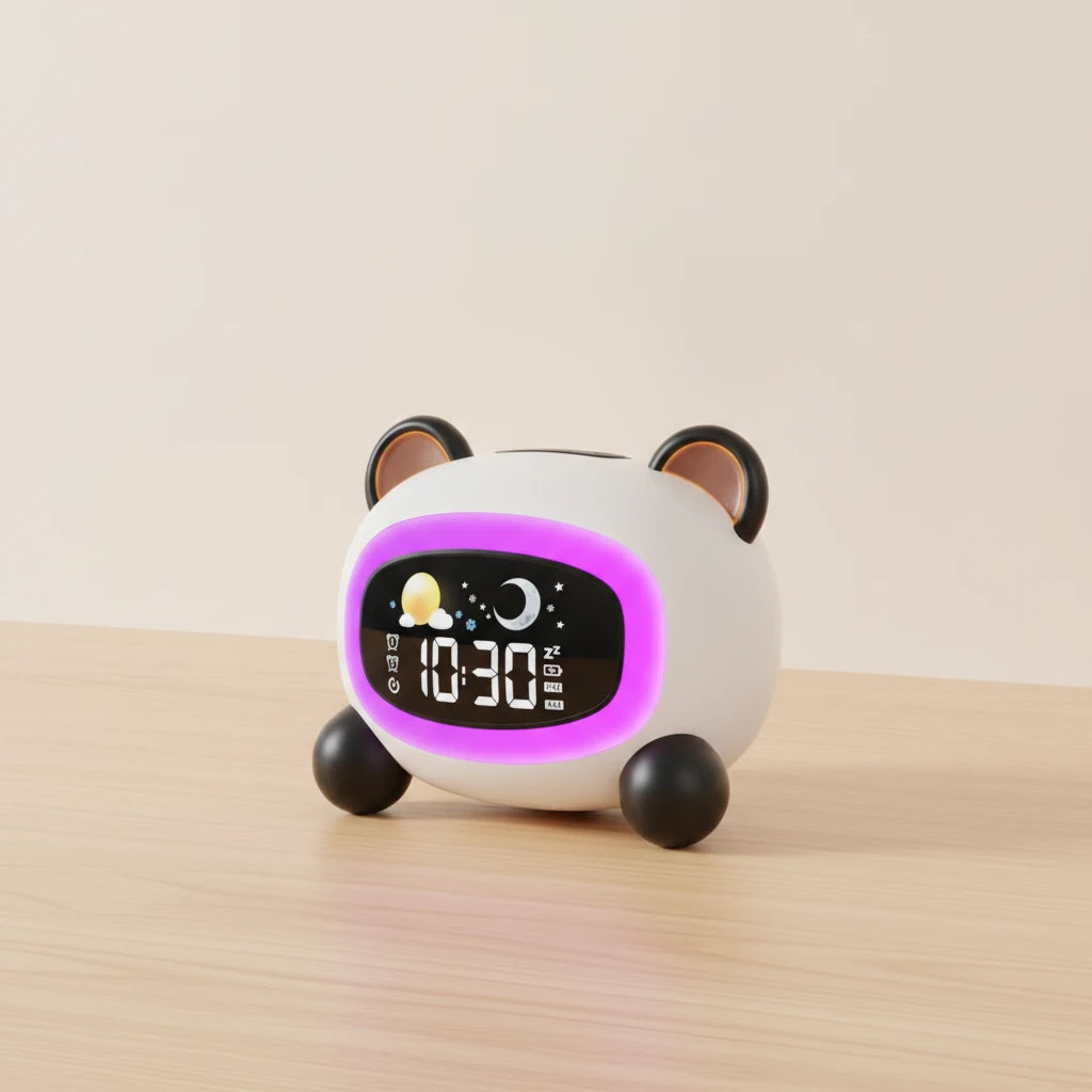 Réveil enfant panda veilleuse