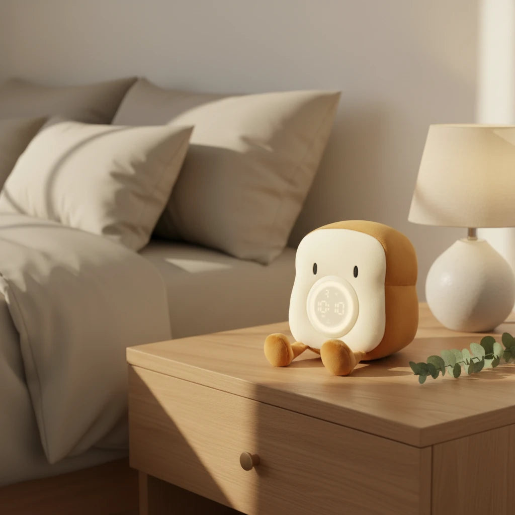 Réveil enfant veilleuse toast
