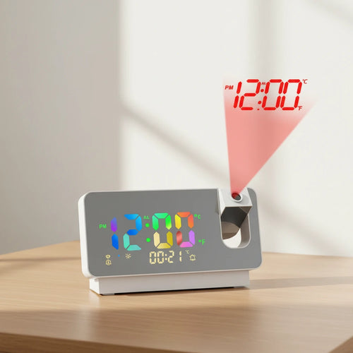 Réveil projecteur USB