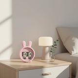 Réveil enfant lapin rond