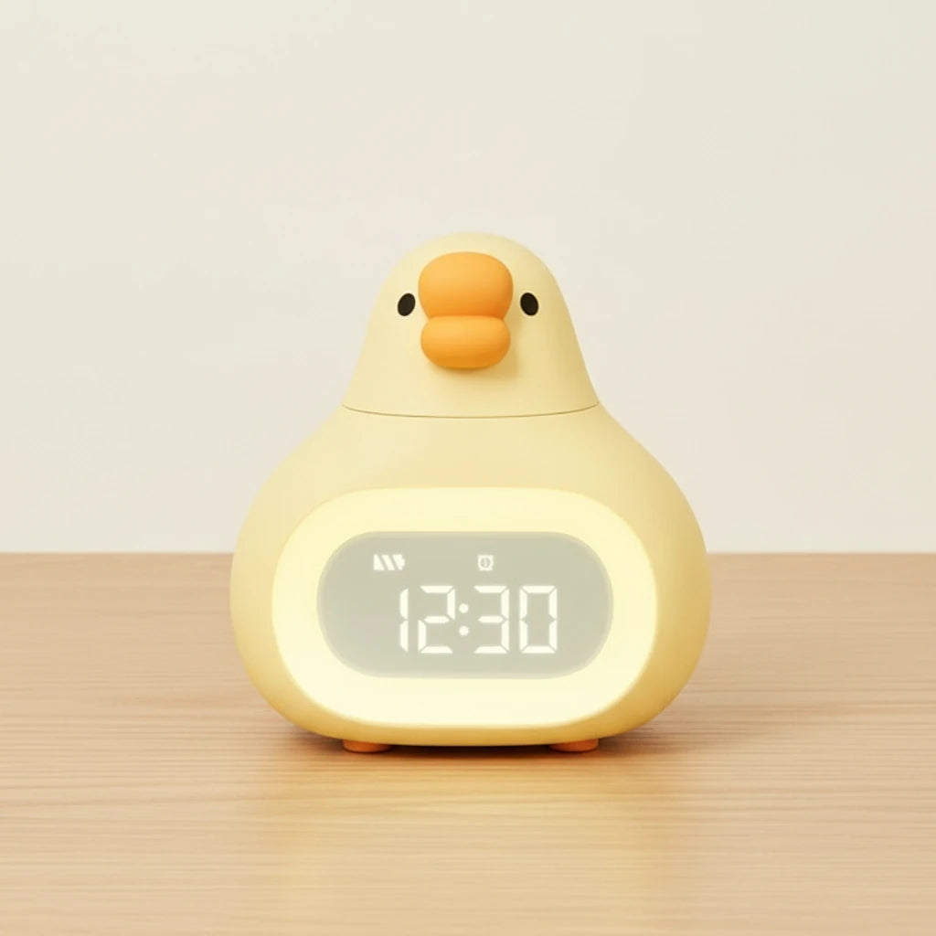 Réveil enfant veilleuse canard