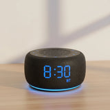 Radio réveil Bluetooth enceinte cylindrique