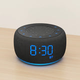 Radio réveil Bluetooth enceinte cylindrique