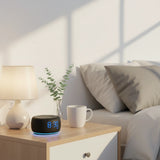 Radio réveil Bluetooth enceinte cylindrique