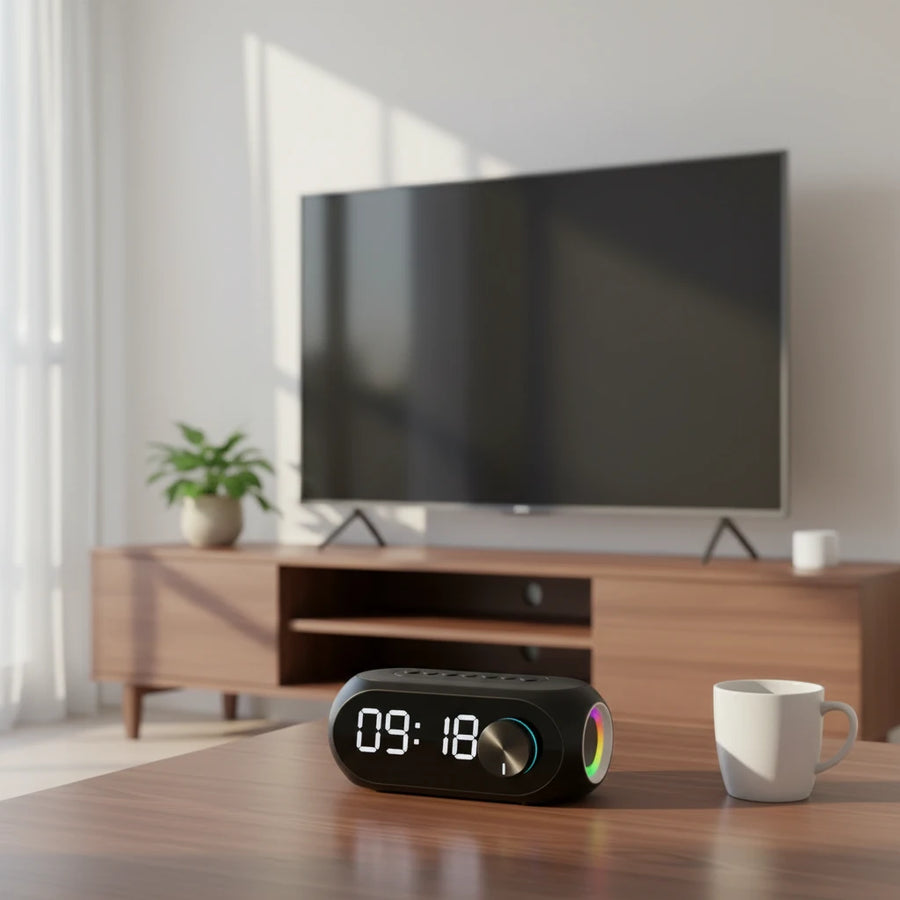 Radio réveil bluetooth enceinte