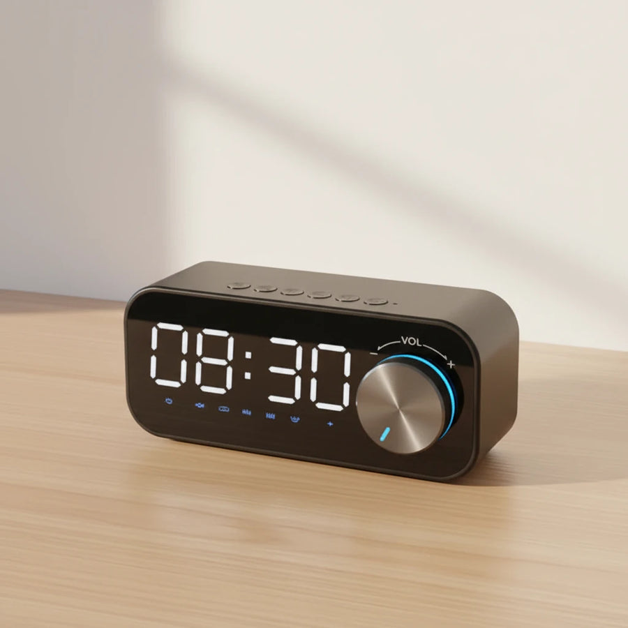 Radio réveil Bluetooth LED jour nuit