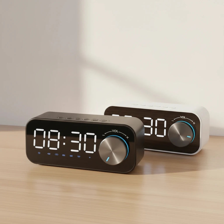 Radio réveil Bluetooth LED jour nuit