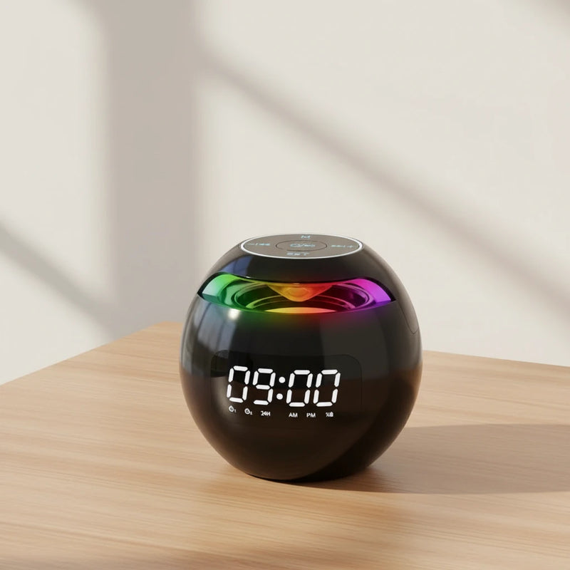 Radio réveil bluetooth lumineux