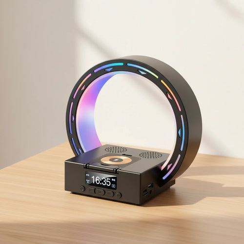 Radio réveil Bluetooth veilleuse
