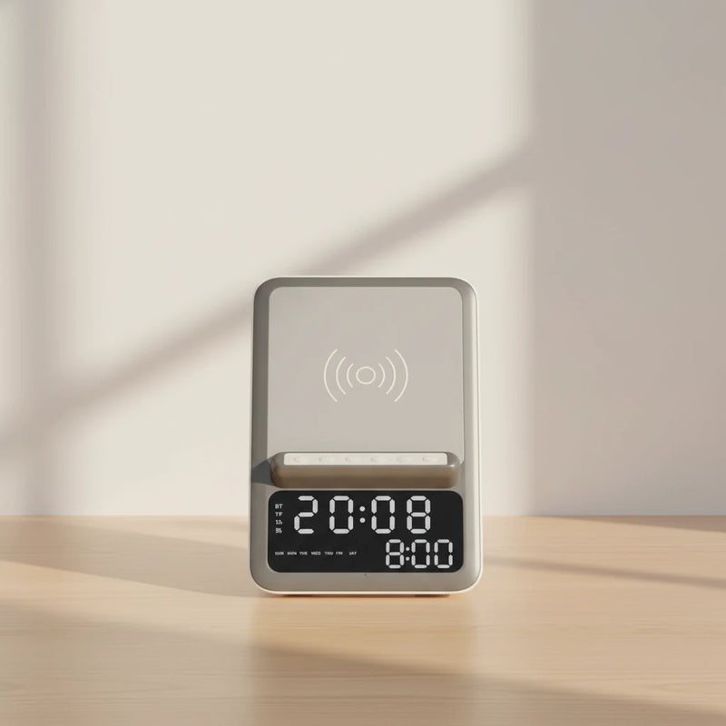 Radio réveil charge induction
