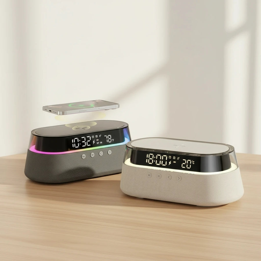 Radio réveil avec chargeur téléphone