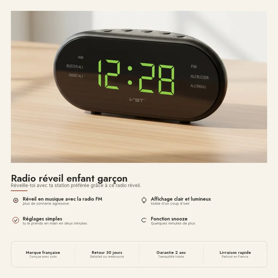 Radio réveil enfant garçon