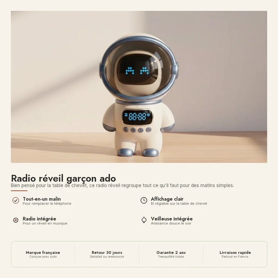 Radio réveil garçon ado