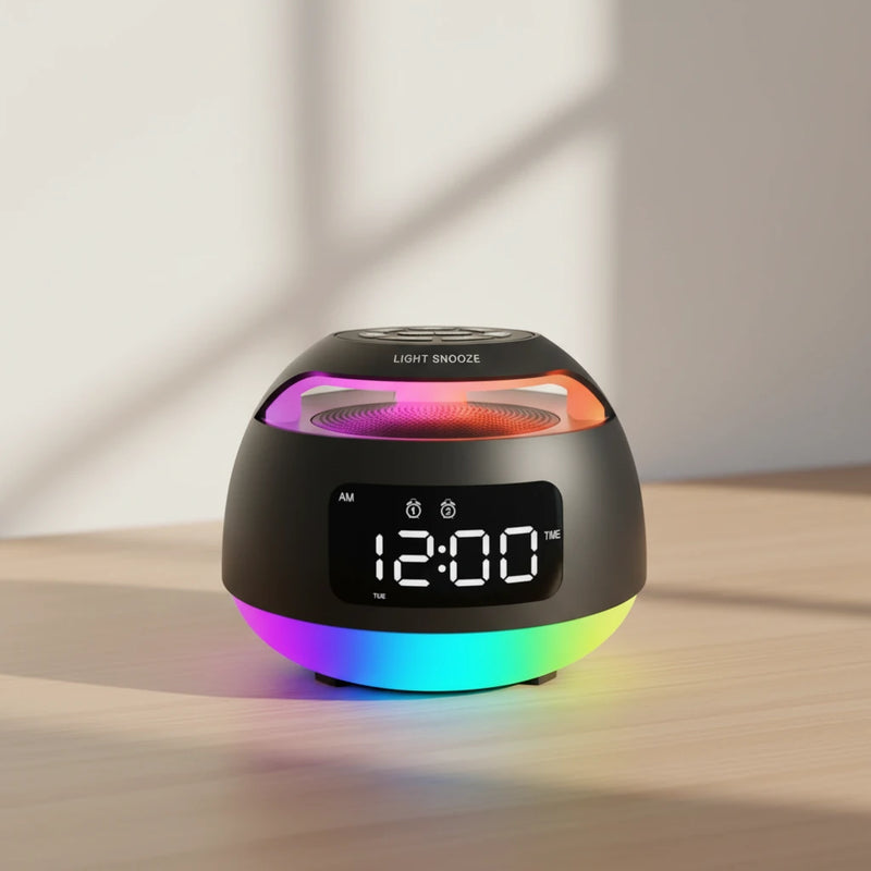 Radio réveil lumineux Bluetooth