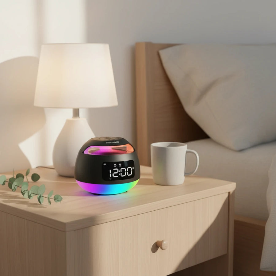 Radio réveil lumineux Bluetooth