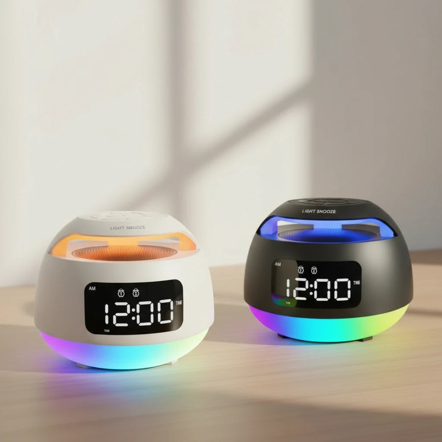 Radio réveil lumineux Bluetooth
