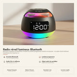 Radio réveil lumineux Bluetooth