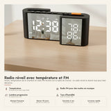 Radio réveil avec température et FM